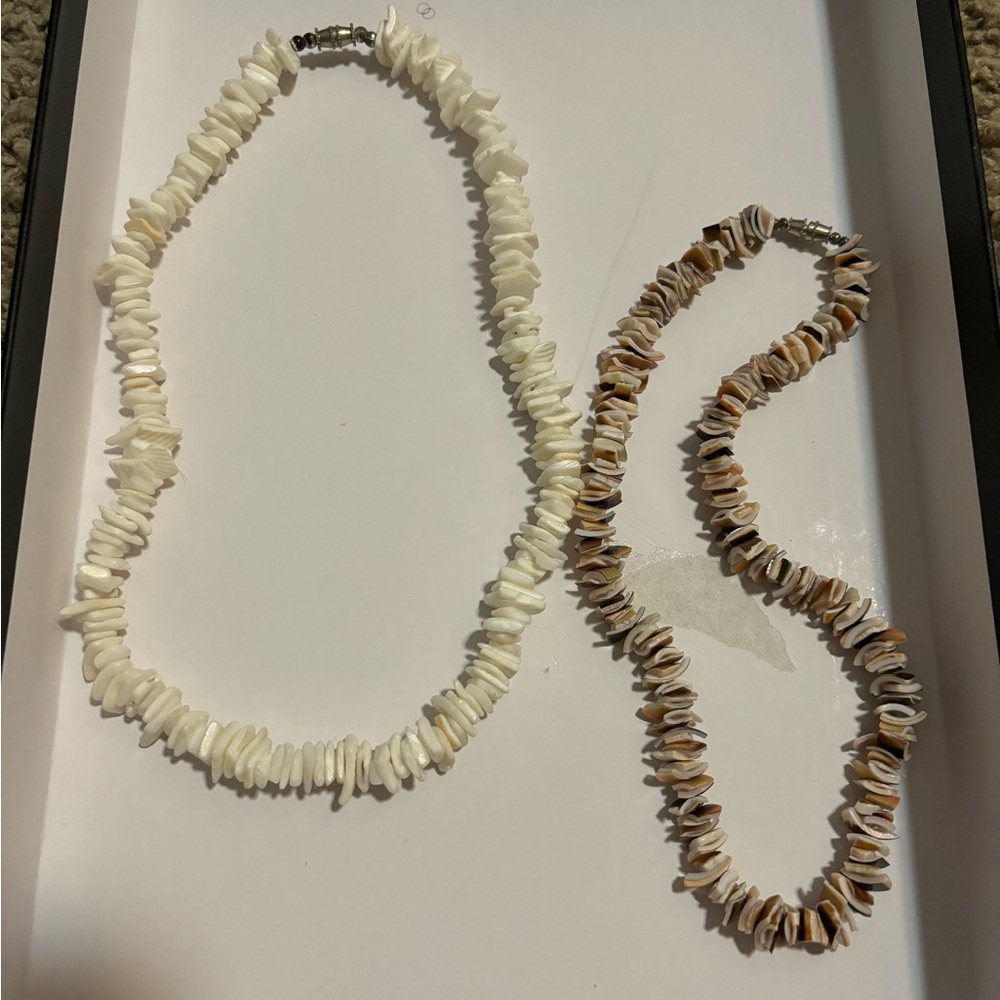Two shell necklaces